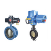 Double Flange Electric Soft Seal Butterfly Valve