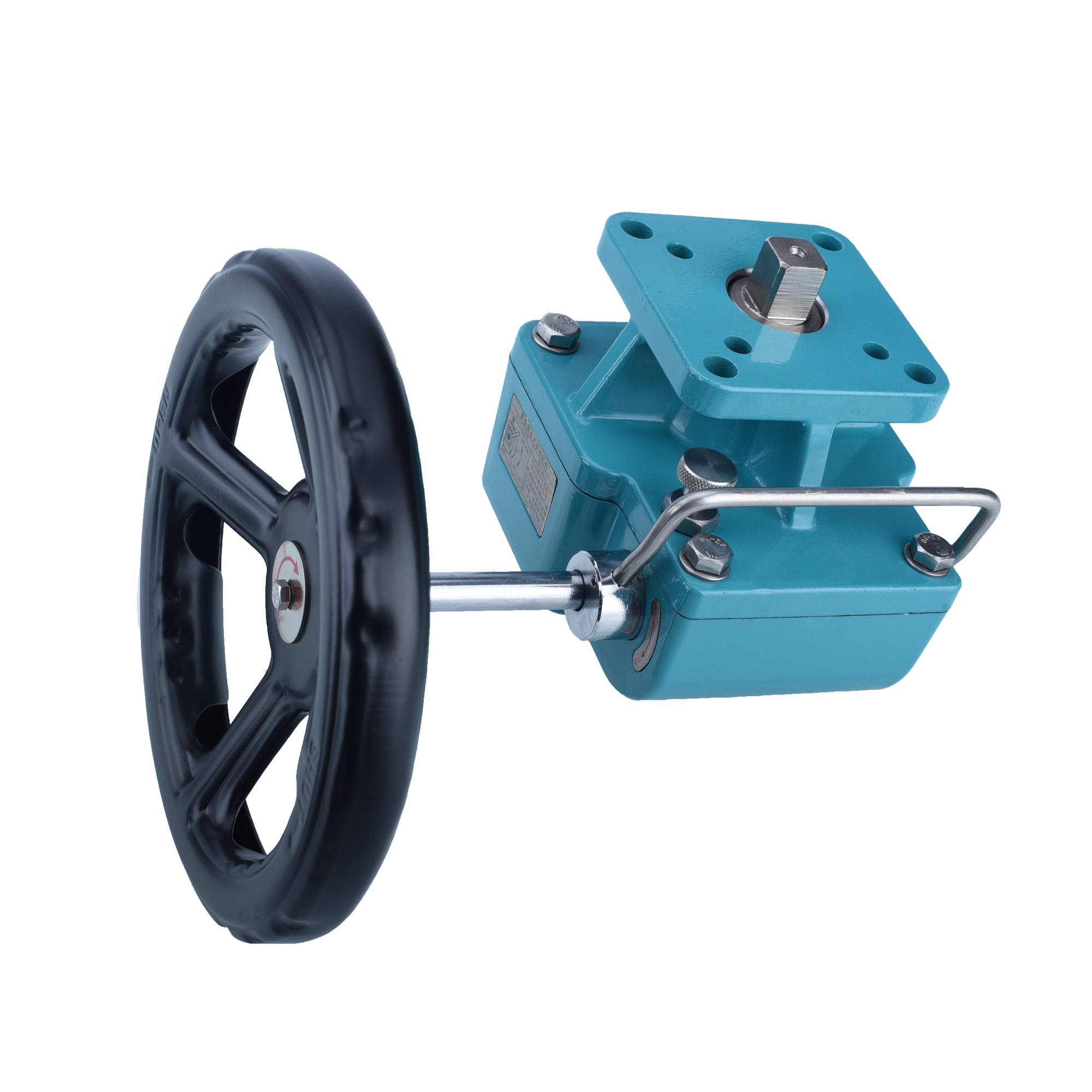 HDM Declutchable Manual Override Worm Gearbox Used For Pneumatic Actuator Price Hand Operation