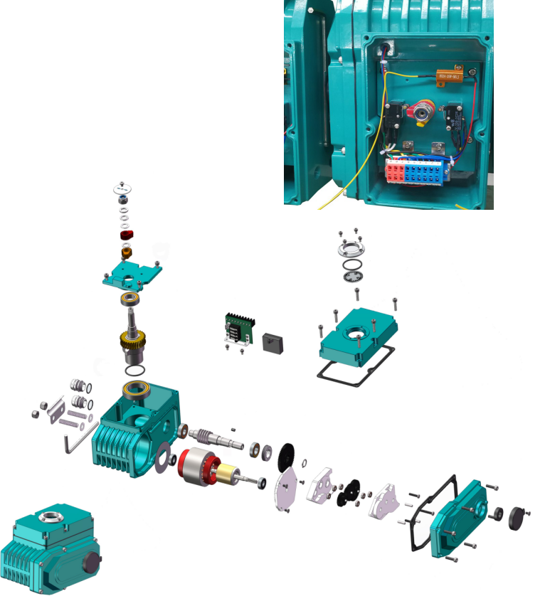 HEA Series Quarter Turn Design Supplier Electric Actuator Used Valves