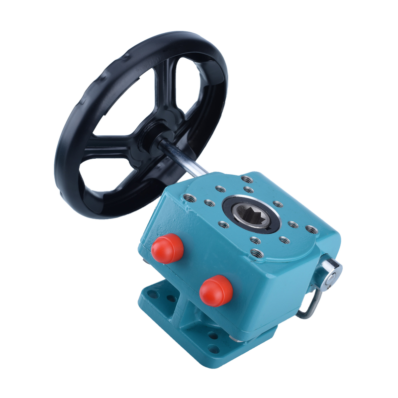 HDM Declutchable Manual Override Worm Gearbox Used For Pneumatic