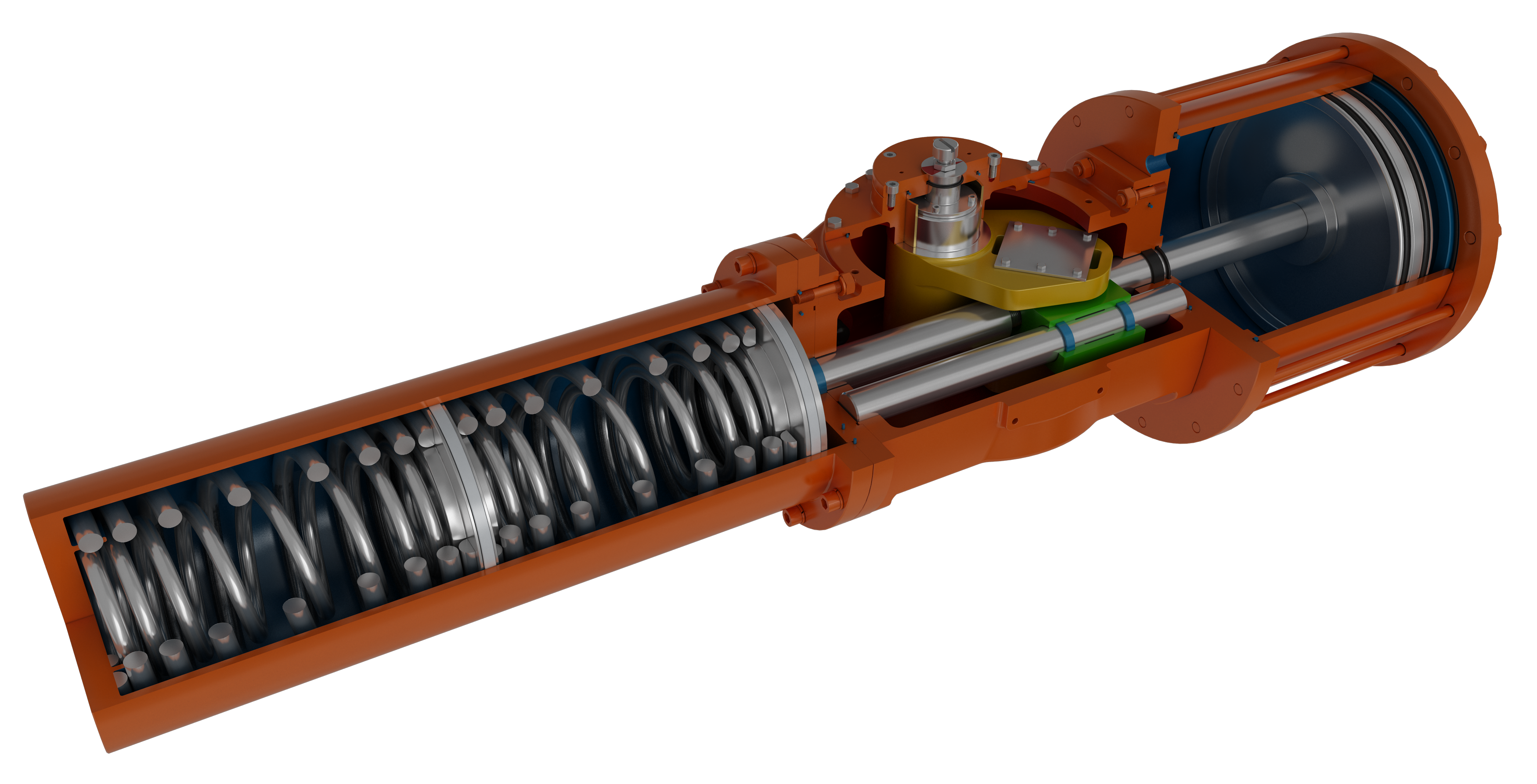 HPA-G Series Pneumatic Actuator Heavy Duty Scotch Yoke Design Wholesale