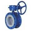 Fluorine Lined Double Flange Butterfly Valve